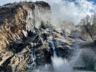 Bezirgan Şelalesi'nin masalsı güzelliği!