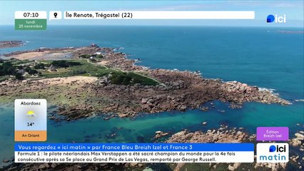 25/11/2024 - ICI Matin France Bleu Breizh Izel en vidéo