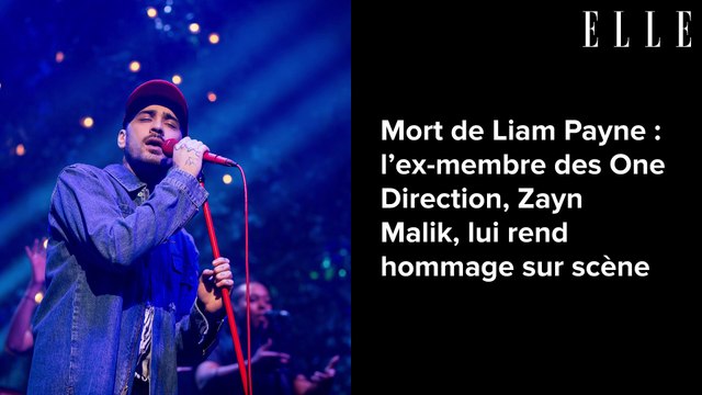 Mort de Liam Payne : l’ex-membre des One Direction, Zayn Malik, lui rend hommage sur scène
