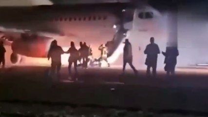 Film sahnesi değil, Antalya: Yolcular korku dolu anlar yaşadı