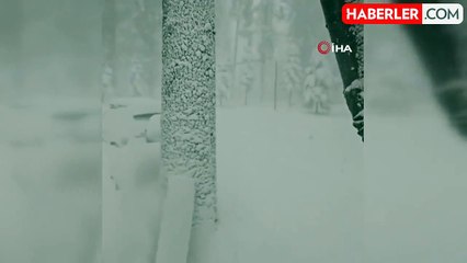 Bolu ve Düzce'de kar kalınlığı 1 metreye ulaştı
