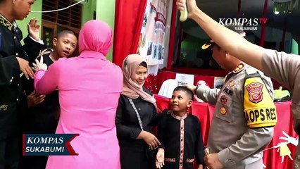 Dukung Program Pemerintah Polres Sukabumi Beri Makan Siang Gratis