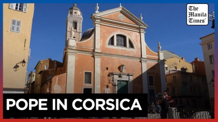 Pope Francis visit to Corsica, a 'huge honor' for Sunday mass participants