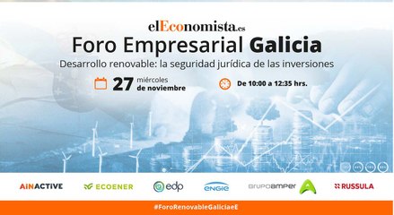 Foro 'Desarrollo renovable en Galicia'