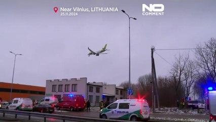 Litvanya'da kargo uçağı eve çarptı: 1 ölü, 1 yaralı