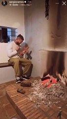 Sergio Ramos, una cruz y una chimenea: el desconcertante último vídeo del camero