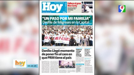 Titulares prensa dominicana lunes 25 de noviembre 2024 | Hoy Mismo