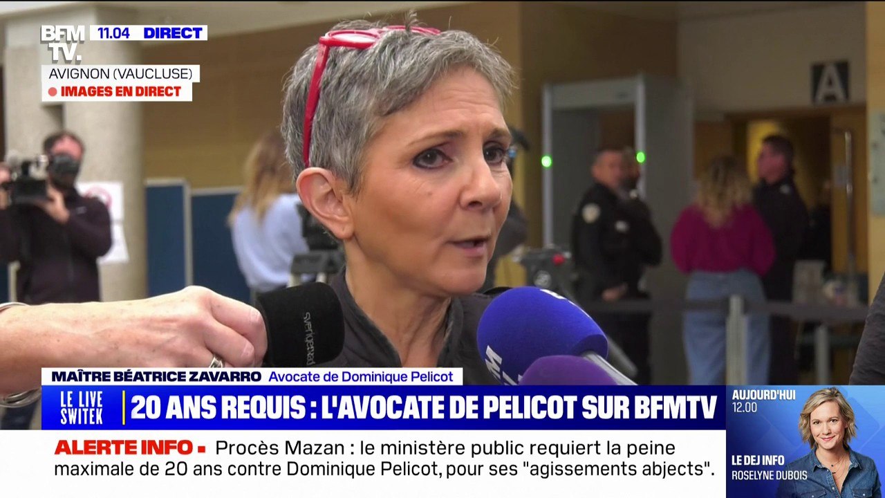 "Bien sûr qu'il est abattu": l'avocate de Dominique Pelicot s'exprime après les réquisitions