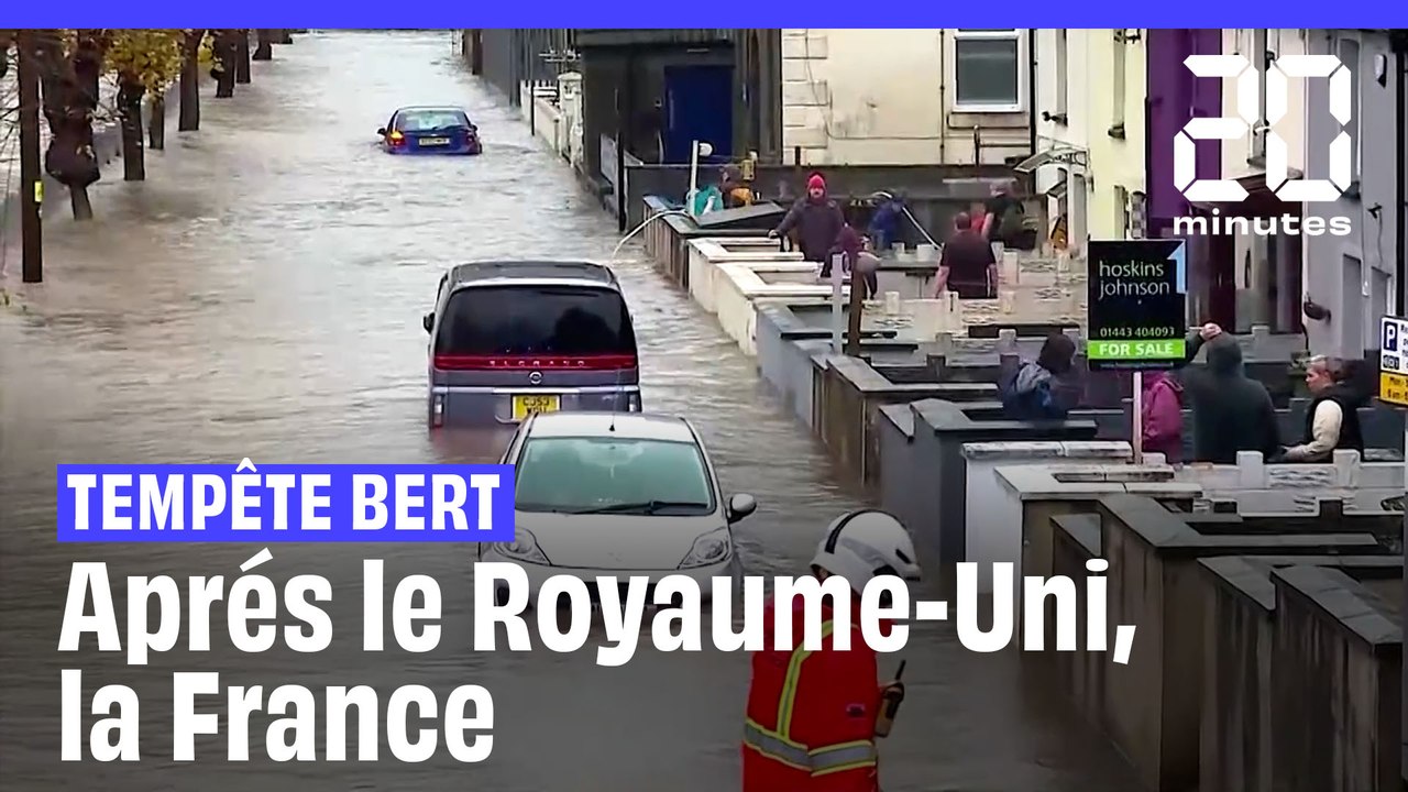 Tempête Bert : Après avoir frappé le Royaume-Un...