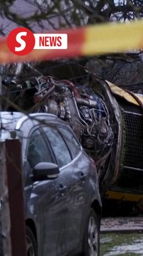 DHL cargo plane crashes into house near Lithuania airport