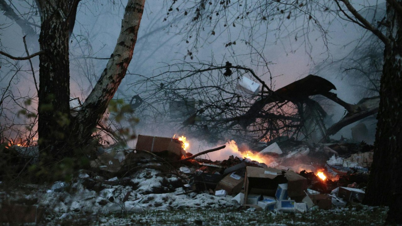 DHL-Frachtflugzeug in Litauen abgestürzt - ein Toter