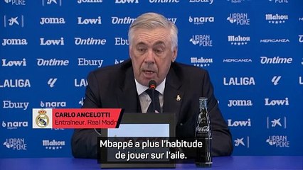 Ancelotti : "Mbappé a fait du très bon travail"