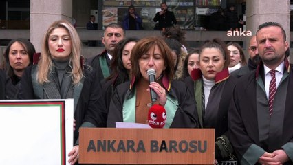 Ankara Barosu'ndan "25 Kasım" eylemi