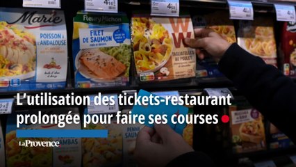 L’utilisation des tickets-restaurant prolongée pour faire ses courses