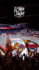 Los Dracs escogen al himno ganador del 125 aniversario del Barça: retumba en el Palau