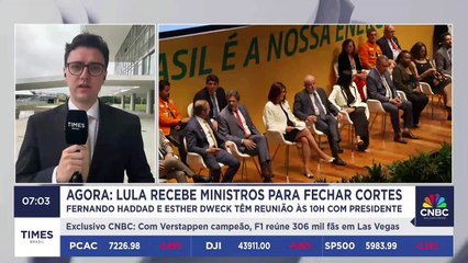 Haddad e Esther Dweck participam de reunião com Lula