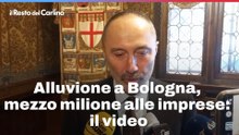 Alluvione a Bologna, mezzo milione alle imprese: il video