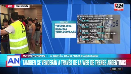 🚉 Pasajes en tren para el verano: largas filas en Constitución