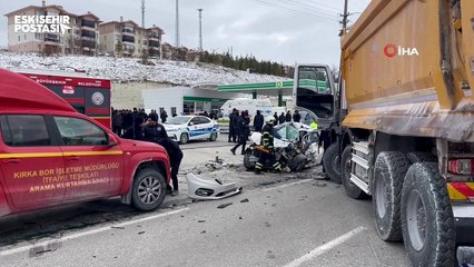 Eskişehir'de yürekleri yakan olay: Feci kazada kurtarılamadı
