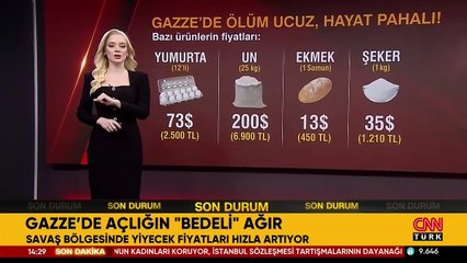 Gazze’de açlığın ‘bedeli’ ağır!  ÜRÜN KARABORSADA…