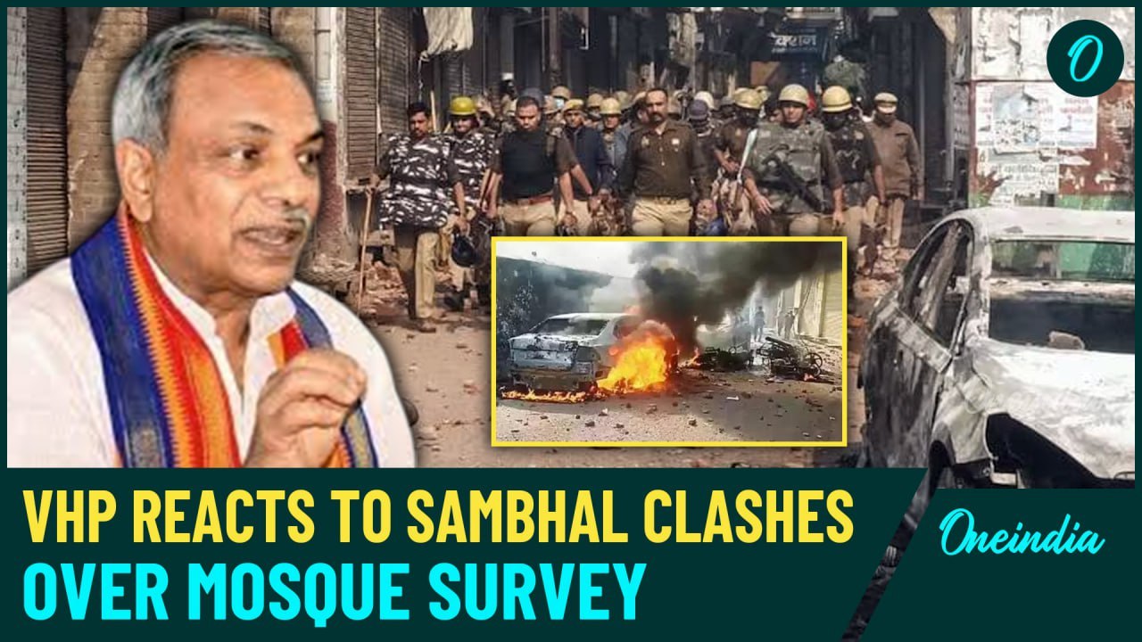 Sabhal Violence: 'Stone Pelting, Arson, Gunfire...,'RSS Reacts to Clashes Over Mosque Survey