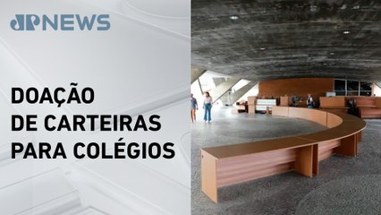 Mesas do G20 são doadas para escolas públicas do RJ
