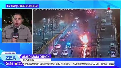 Se incendia unidad de RTP en la colonia Guerrero, CDMX