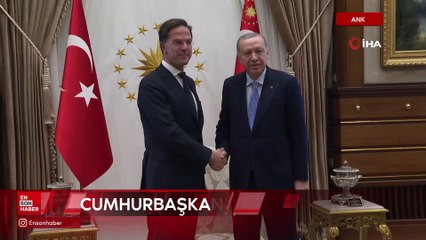 Cumhurbaşkanı Erdoğan, NATO Genel Sekreteri Rutte'yi kabul etti