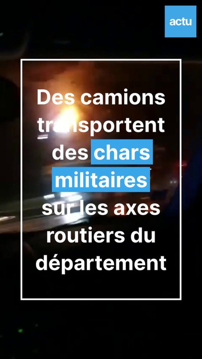 Des chars américains traversent les Landes