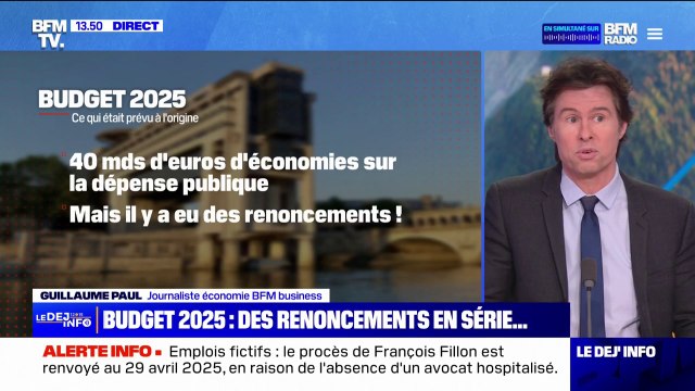 Budget: les reculs du gouvernement qui fragilisent l'objectif de réduction des déficits