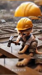 Poor Cat at work       _ai​ _cats​ _aicat​ _cat​ _cutecat​ _catlover​ _catvideos​ _aicat​(360P)