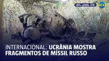 Ucrânia mostra fragmentos de novo míssil após bombardeio em Dnipro