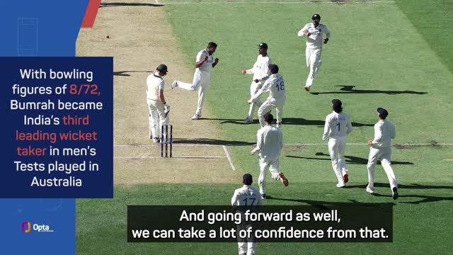 Bumrah proud of India's character after maiden win as Test captain