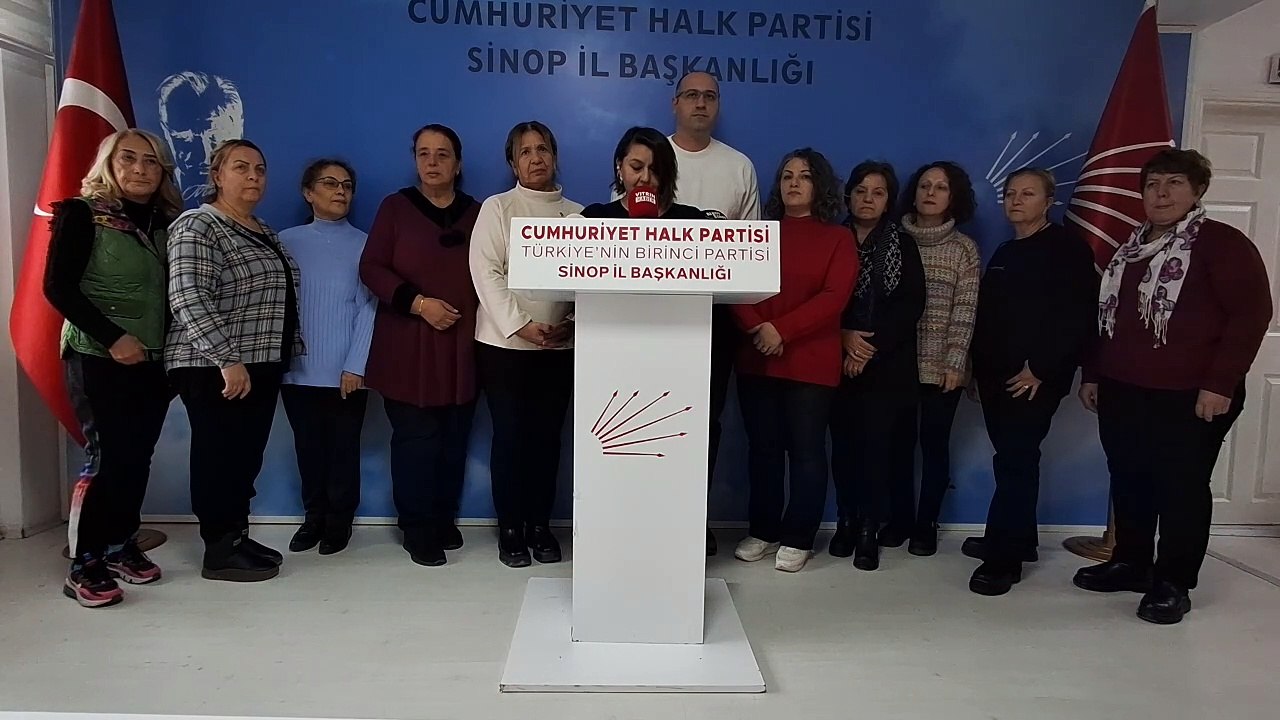 CHP Kadın Kolları basın açıklaması