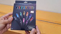 Unboxing and Review of Pentonic Glitz 1.0 mm Multicolor Glitter Gel Pen