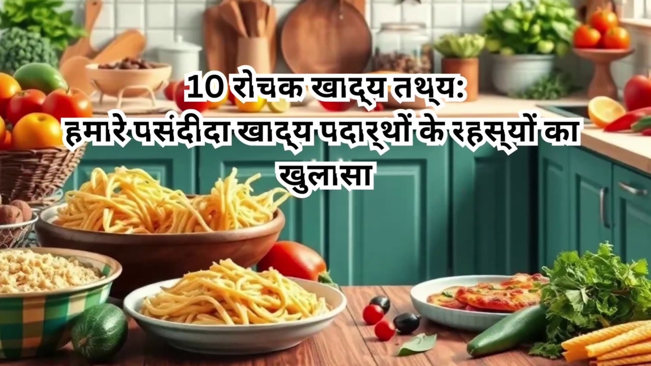 10 रोचक खाद्य तथ्य : हमारे पसंदीदा खाद्य पदार्थों के रहस्यों का खुलासा 🙄