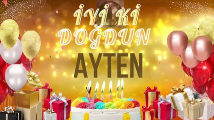 AYTEN - Doğum Günün Kutlu Olsun Ayten