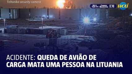 Acidente com avião de carga na Lituânia deixa um morto