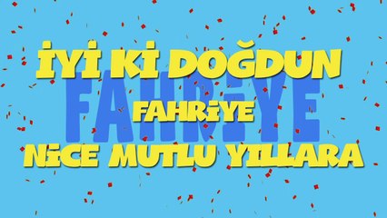 İyi ki doğdun FAHRİYE - İsme Özel Ankara Havası Doğum Günü Şarkısı (FULL VERSİYON) (REKLAMSIZ)