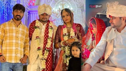 Bigg Boss Ex contestant Deepak Thakur की शादी की First Photo viral , दुल्हन Neha के साथ दिए  पोज़ !