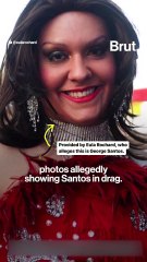 George Santos drag queen claims