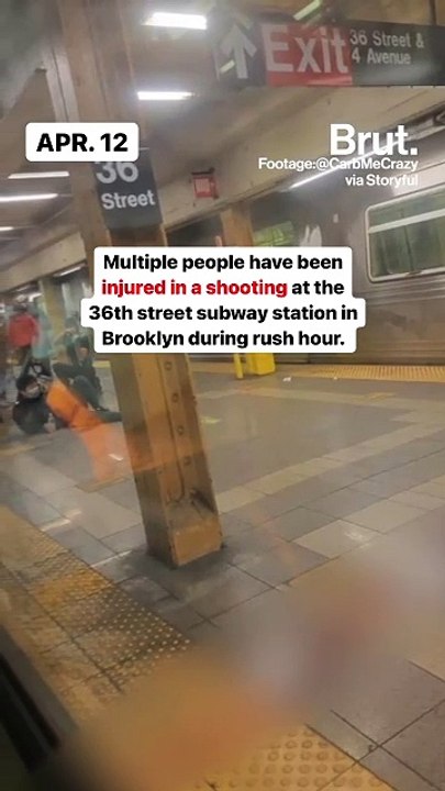 Multiple people have been injured in a shooting at the 36th street subway station in Brooklyn during rush hour
