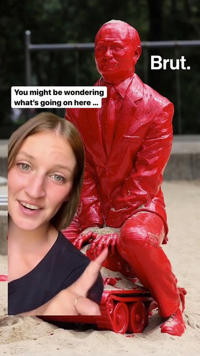 The story behind this Putin statue
