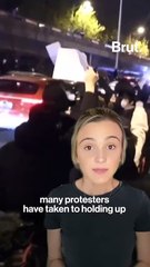 Blank paper used as protest symbol