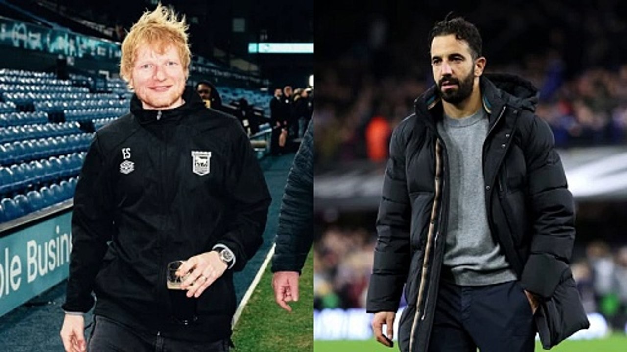 The Reaction of Rúben Amorim After Ed Sheeran Interrupts Interview