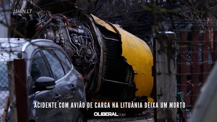 Acidente com avião de carga na Lituânia deixa um morto