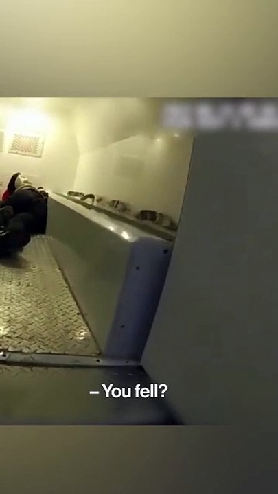 Footage shows man was paralyzed while in a police van