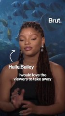 Halle Bailey on “The Little Mermaid”