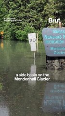 Glacial flood wipes out homes in Alaska