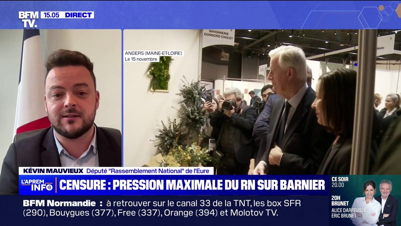 "Il faut arrêter de prendre les Français pour des vaches à lait": Kévin Mauvieux rappelle la ligne rouge du RN en cas de 49-3 sur le budget